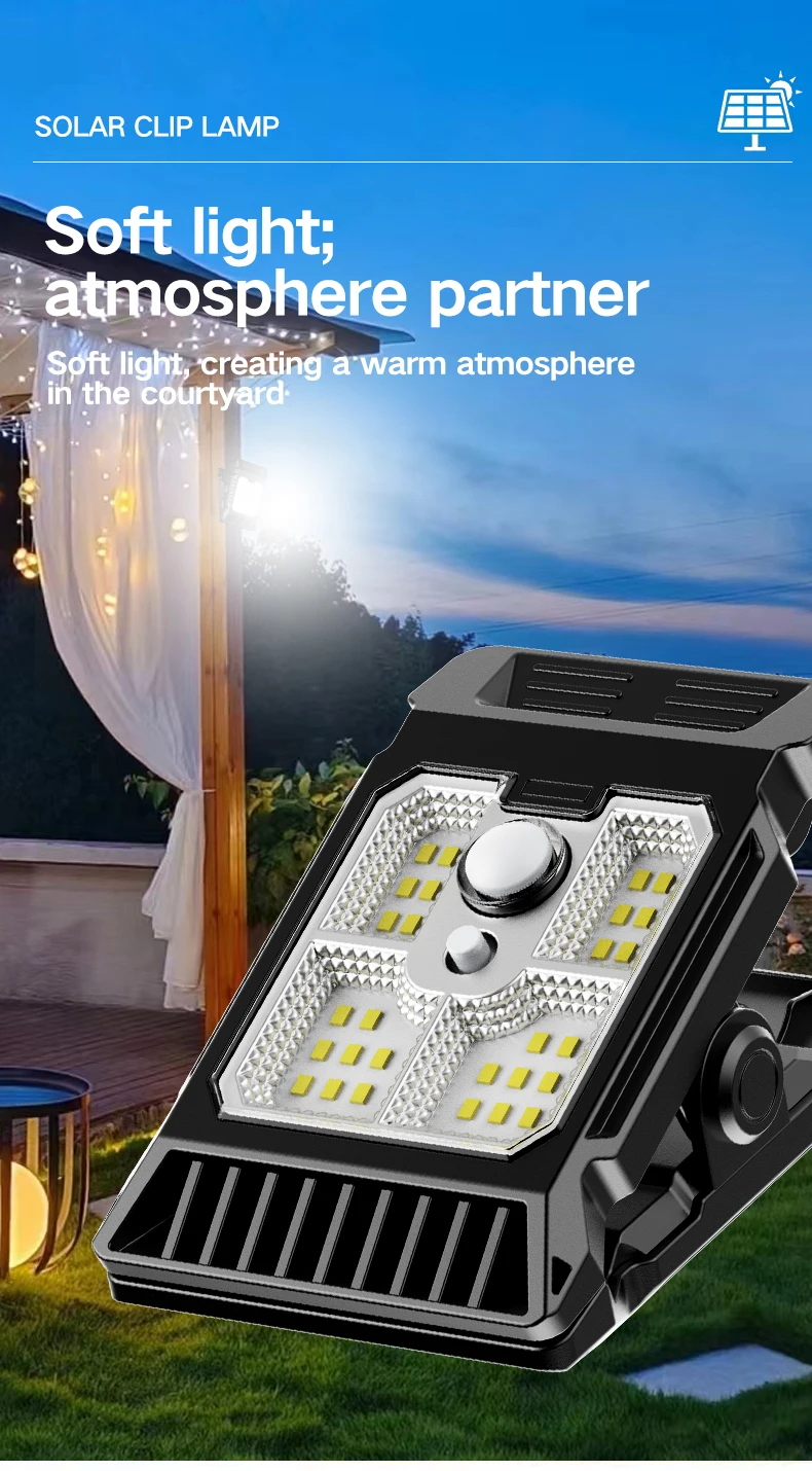 L&aacute;mpara de patio con energ&iacute;a solar, iluminaci&oacute;n de jard&iacute;n para el hogar, l&aacute;mpara de c&eacute;sped multifuncional con sensor de movimiento humano para exteriores