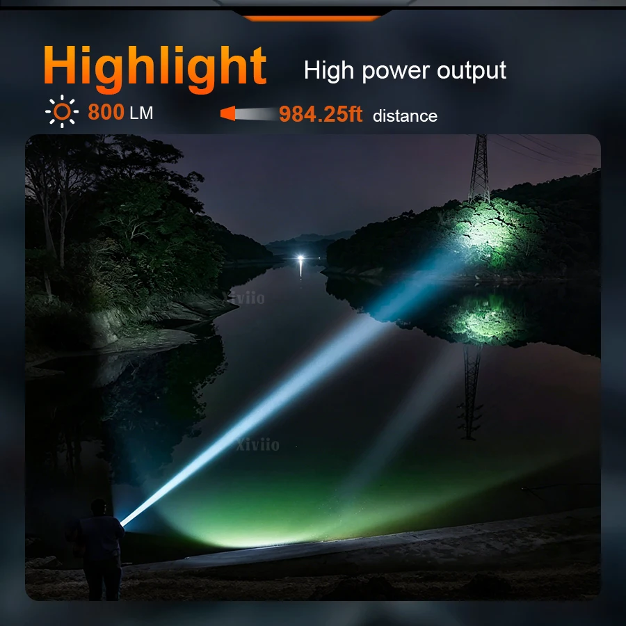 Antorcha LED de mano multiescena, linterna COB impermeable recargable Solar tipo C para acampar al aire libre, senderismo, emergencia doméstica Antorcha LED de mano multiescena, linterna COB impermeable recargable Solar tipo C para acampar al aire libre, senderismo, emergencia doméstica