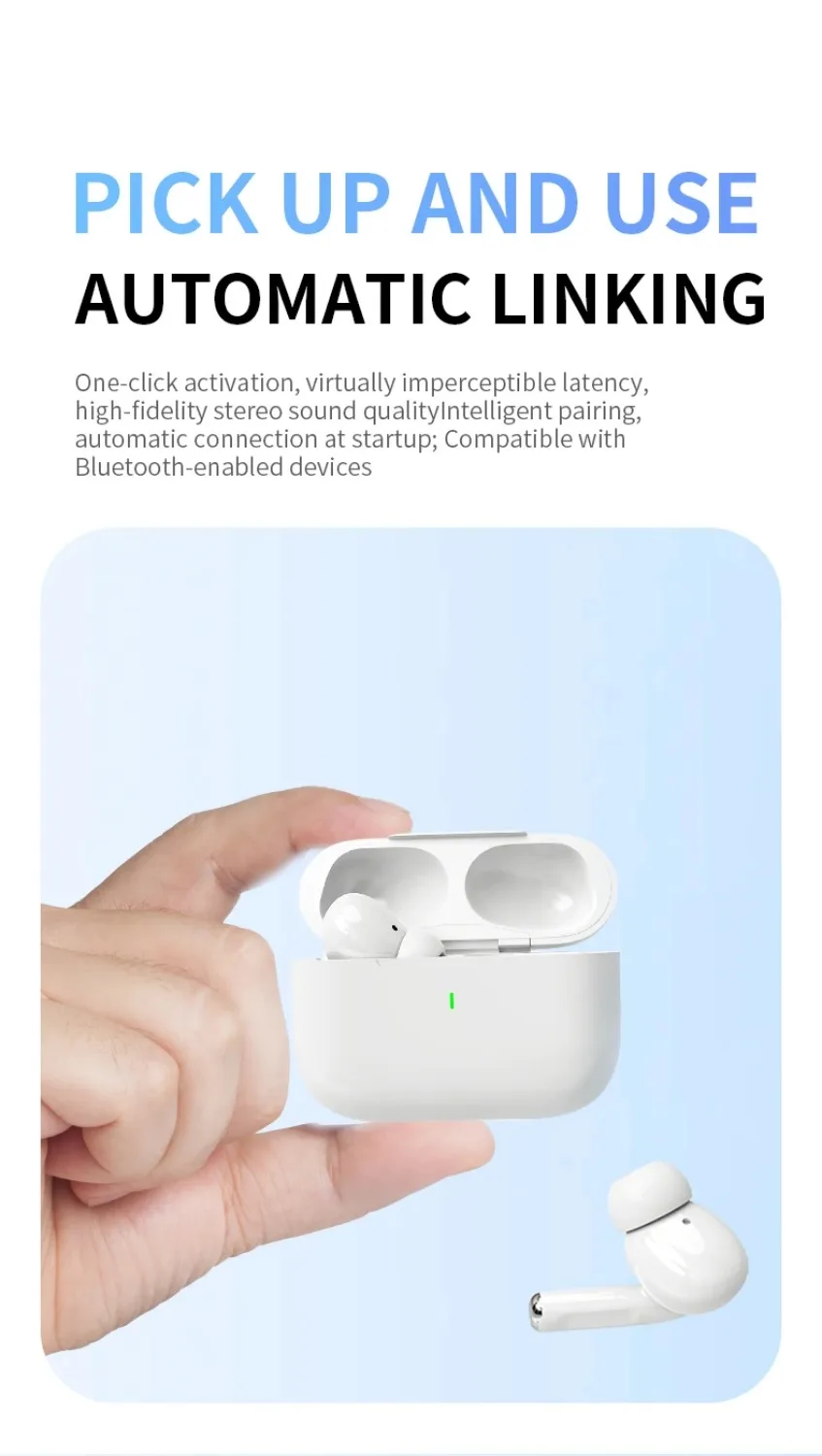 Auriculares Inalámbricos Bluetooth Air Pro 2025, Auriculares TWS HiFi con Reducción de Ruido, Resistentes al Agua para IPHONE y Android Auriculares Inalámbricos Bluetooth Air Pro 2025, Auriculares TWS HiFi con Reducción de Ruido, Resistentes al Agua para IPHONE y Android