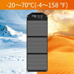 Cargador solar listo para viajar de 30 W: panel solar plegable portátil con puertos MC4 de 18 V, puertos USB-A (QC3.0) duales y USB-C (PD18W) Cargador solar listo para viajar de 30 W: panel solar plegable portátil con puertos MC4 de 18 V, puertos USB-A (QC3.0) duales y USB-C (PD18W)