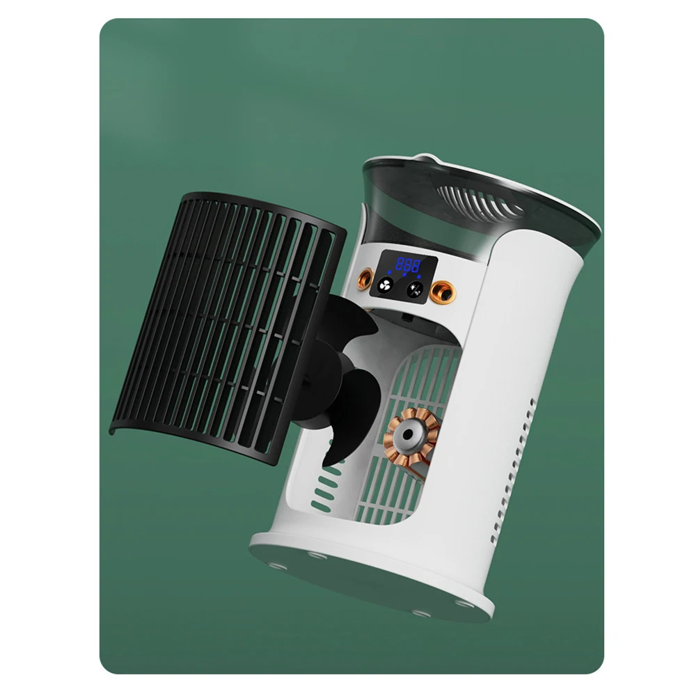 Mini ventilador de aire acondicionado port&aacute;til USB de escritorio silencioso para habitaci&oacute;n, hogar, Camping, humidificador, ventilador de refrigeraci&oacute;n por niebla de agua, l&aacute;mpara de noche, Enfriador
