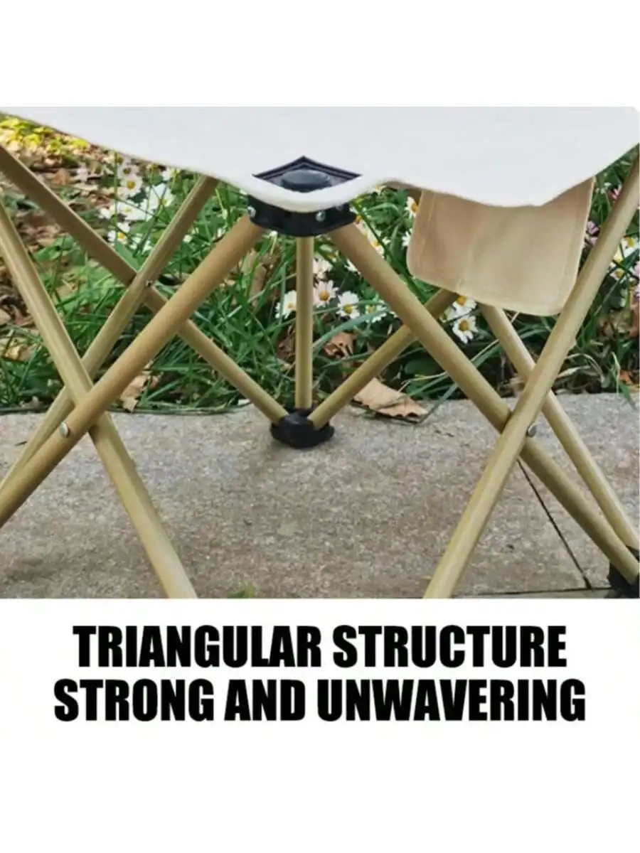 Silla Plegable Port&aacute;til para Exteriores, Camping, Picnic, Pesca, Playa, Taburete de Aleaci&oacute;n para Ocio al Aire Libre