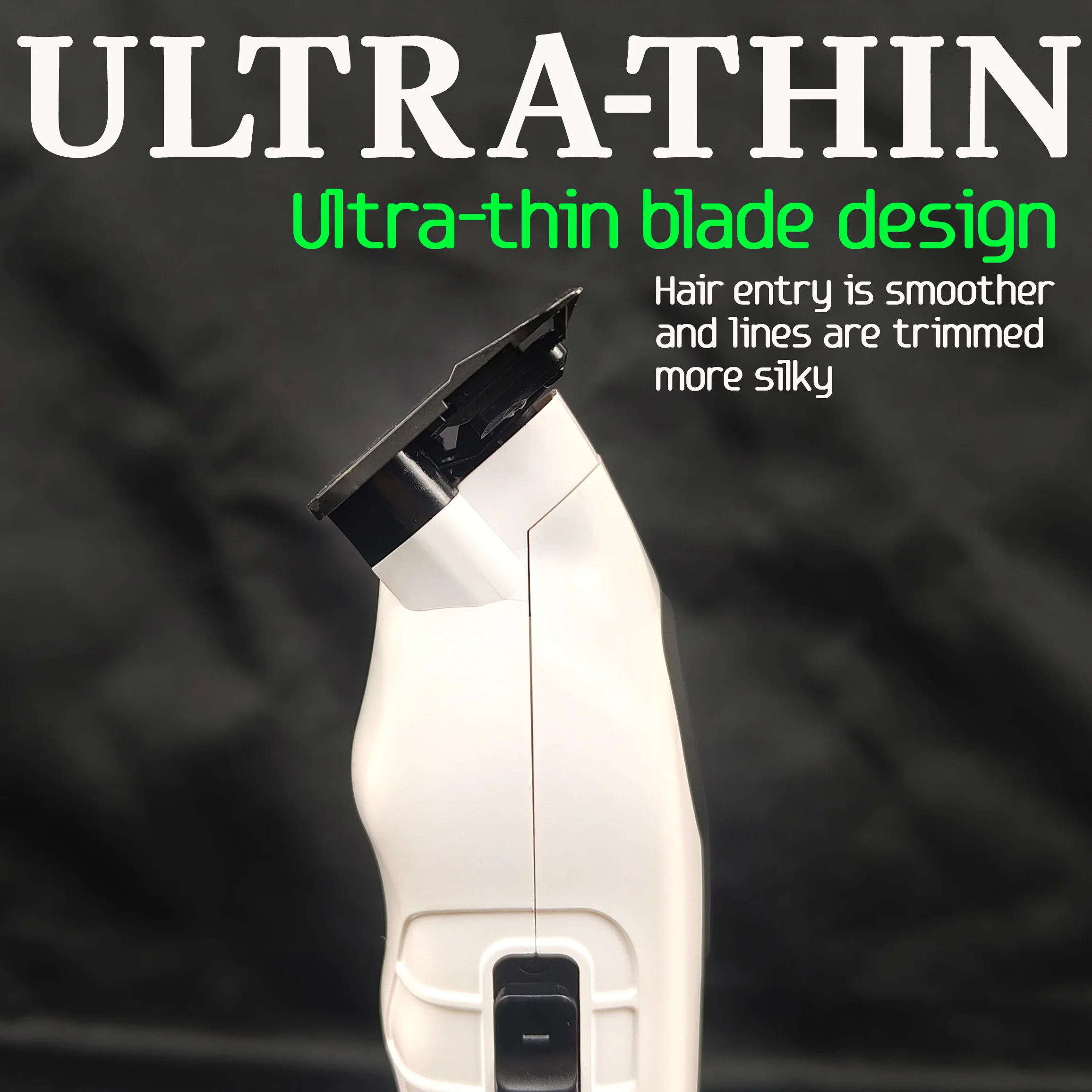 Nueva actualización 7700RPM BRDCLIP FA1T cortadora de pelo profesional blanca barbero gradiente 1600mAh cortadora eléctrica con soporte de cargador Nueva actualización 7700RPM BRDCLIP FA1T cortadora de pelo profesional blanca barbero gradiente 1600mAh cortadora eléctrica con soporte de cargador