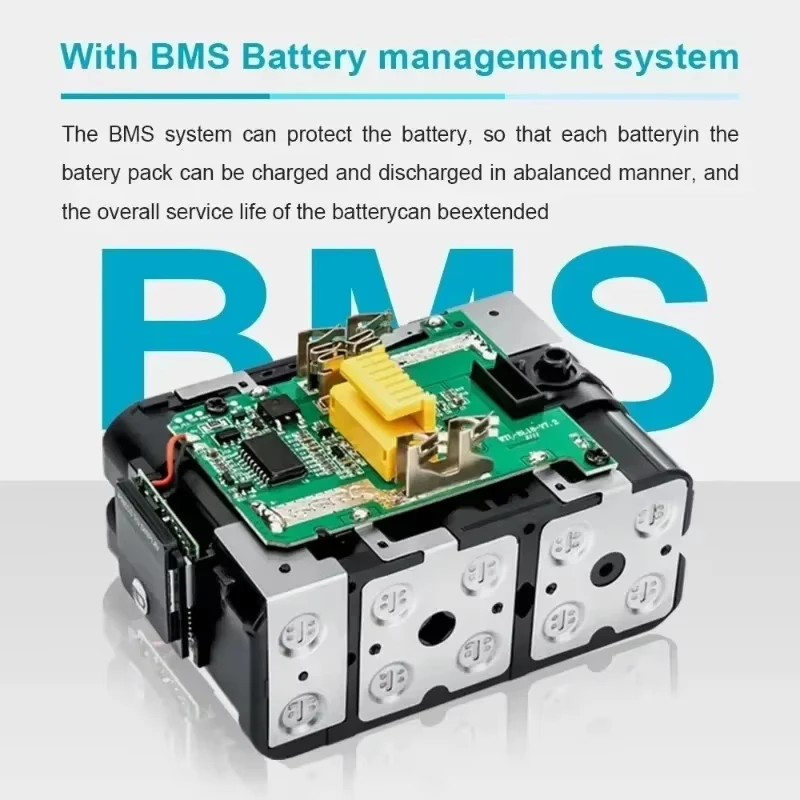 Nueva Bater&iacute;a Recargable de 18V 12.0Ah, para Taladro Makita DGA404 DTW700 DHR202 DJV182 DDF487, Bater&iacute;a para Herramientas El&eacute;ctricas Makita