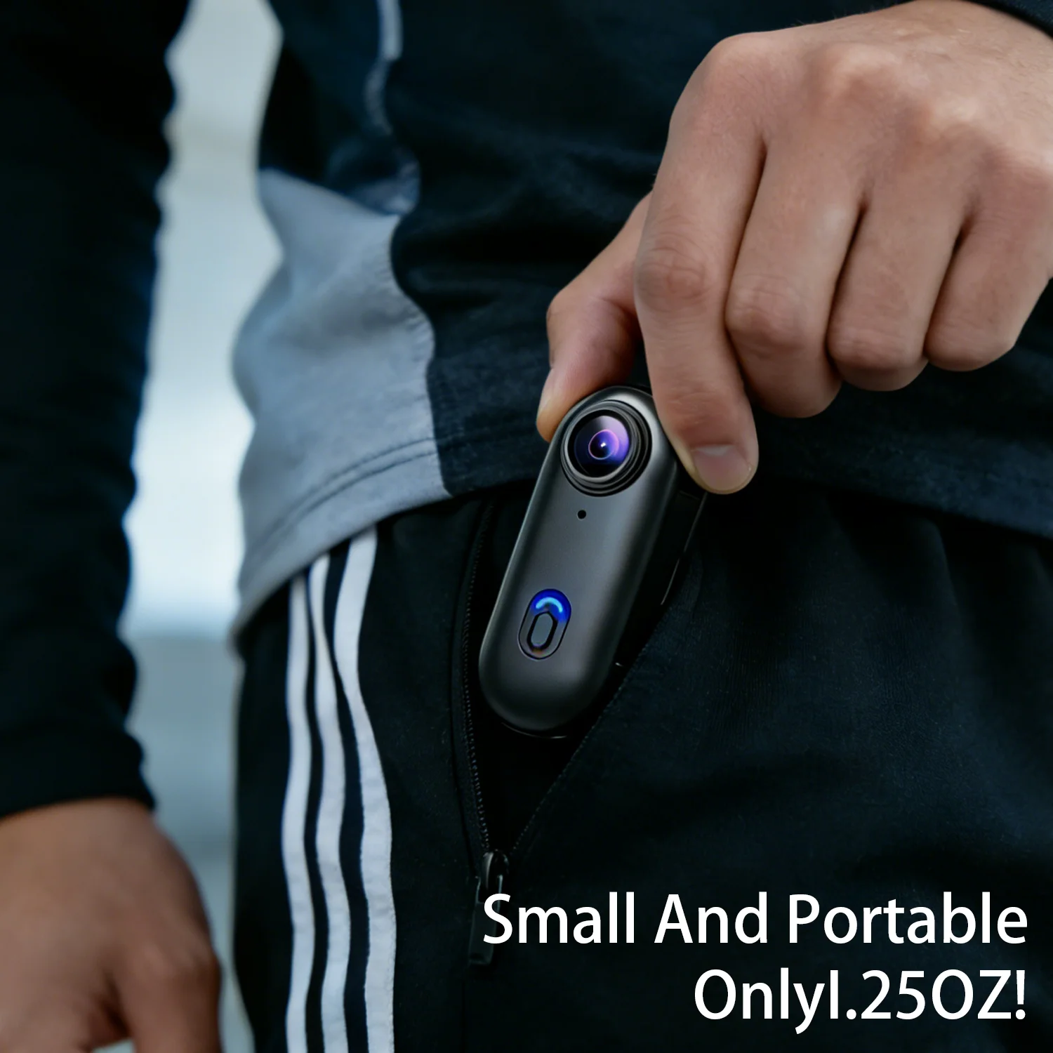 Cámara de Acción 4K Mini HD WiFi 2.4G, Impermeable, con Clip Magnético, para Pecho, Cuerpo, Motocicleta, POV, Videocámara Portátil para Vlogs Cámara de Acción 4K Mini HD WiFi 2.4G, Impermeable, con Clip Magnético, para Pecho, Cuerpo, Motocicleta, POV, Videocámara Portátil para Vlogs