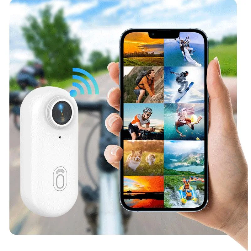 Cámara de Acción 4K Mini HD WiFi 2.4G, Impermeable, con Clip Magnético, para Pecho, Cuerpo, Motocicleta, POV, Videocámara Portátil para Vlogs Cámara de Acción 4K Mini HD WiFi 2.4G, Impermeable, con Clip Magnético, para Pecho, Cuerpo, Motocicleta, POV, Videocámara Portátil para Vlogs