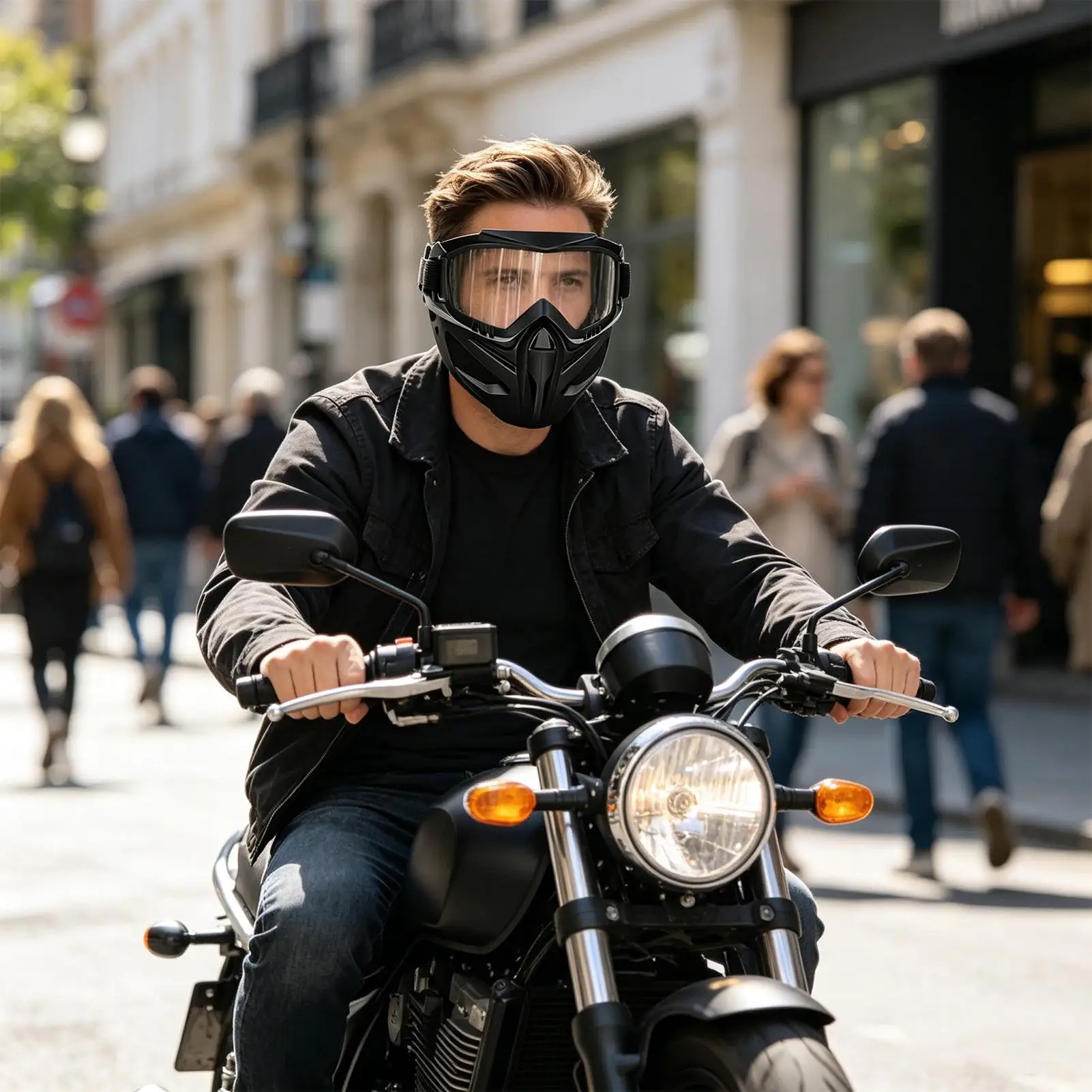 Cubrecara Antiviento y Antivaho con Gafas Desmontables, Ajustable para Todo el Rostro, para Esquí, Soldadura, Trabajo al Aire Libre, Ciclismo, Jardinería Cubrecara Antiviento y Antivaho con Gafas Desmontables, Ajustable para Todo el Rostro, para Esquí, Soldadura, Trabajo al Aire Libre, Ciclismo, Jardinería