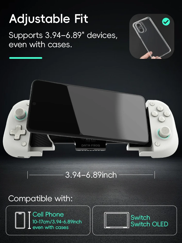 Controlador inal&aacute;mbrico DATA FROG X3 para controlador de juego Android para Samsung Galaxy para m&oacute;vil PUBG