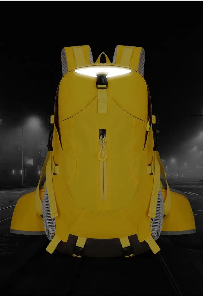 Bolsa de monta&ntilde;ismo al aire libre de gran capacidad, reci&eacute;n llegada, mochila de senderismo repelente al agua, mochila deportiva resistente al desgaste para hombres