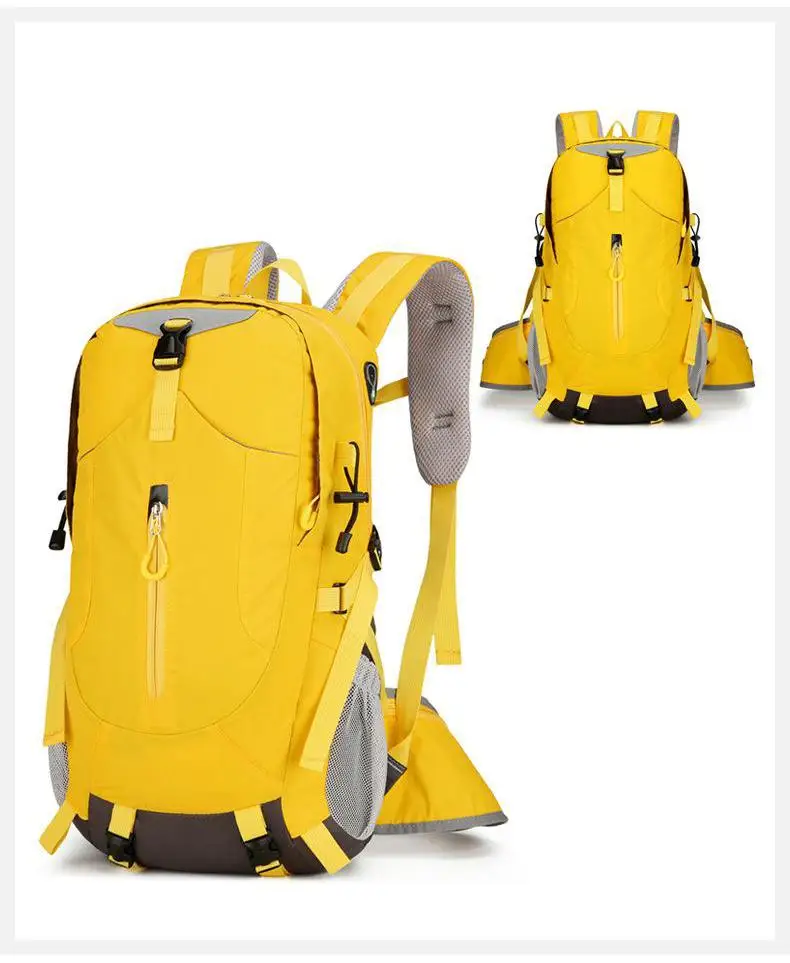 Bolsa de monta&ntilde;ismo al aire libre de gran capacidad, reci&eacute;n llegada, mochila de senderismo repelente al agua, mochila deportiva resistente al desgaste para hombres