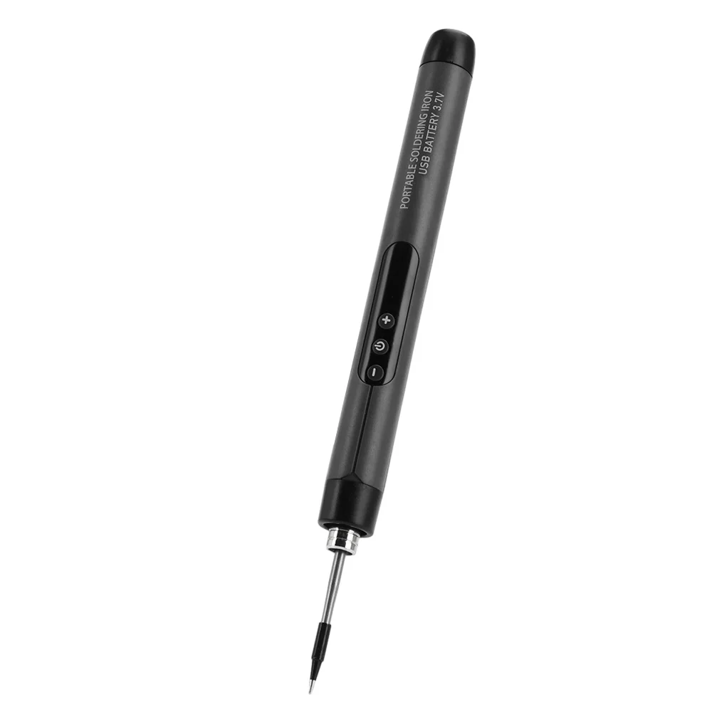 Soldador USB Mini juego de soldador peque&ntilde;a interfaz port&aacute;til tipo C para el hogar bater&iacute;a de 600mAh temperatura ajustable