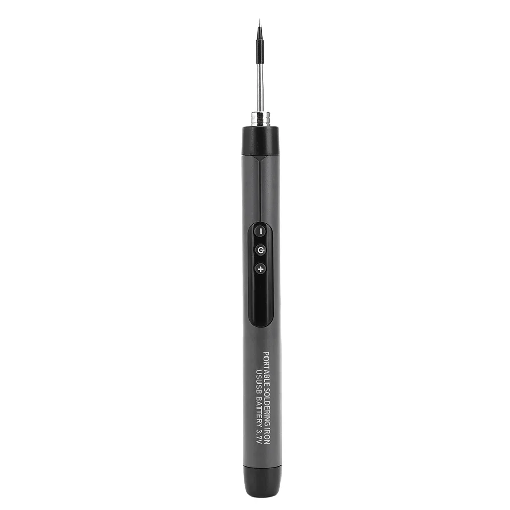 Soldador USB Mini juego de soldador peque&ntilde;a interfaz port&aacute;til tipo C para el hogar bater&iacute;a de 600mAh temperatura ajustable