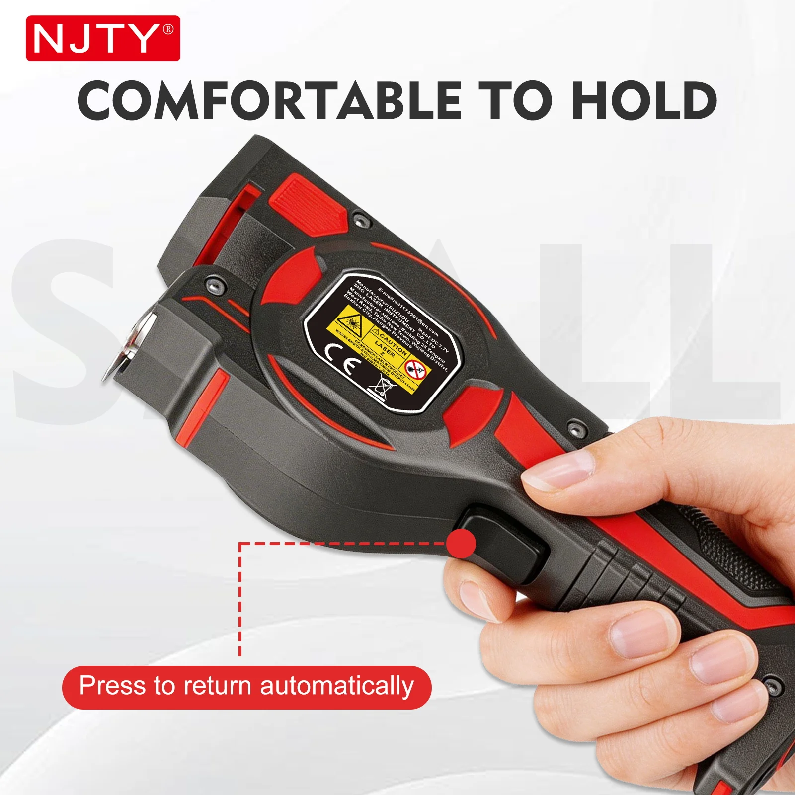 NJTY ZF001 – Medidor Láser 3 en 1 de 5 m/16 pies, Láser Verde, Carga Tipo C, Bloqueo Automático, Nivel de Burbuja para Bricolaje, Construcción y Hogar NJTY ZF001 - Medidor Láser 3 en 1 de 5 m/16 pies, Láser Verde, Carga Tipo C, Bloqueo Automático, Nivel de Burbuja para Bricolaje, Construcción y Hogar