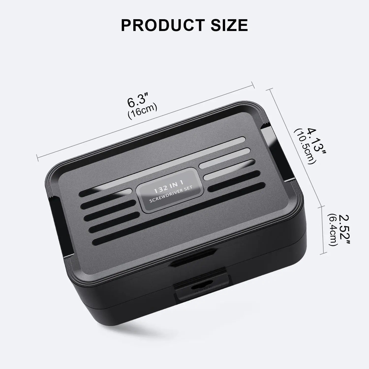 Juego de destornilladores de precisi&oacute;n mini 132 en 1, kit de herramientas de reparaci&oacute;n micro magn&eacute;ticas con caja de almacenamiento, 108 puntas, kit de destornilladores peque&ntilde;os