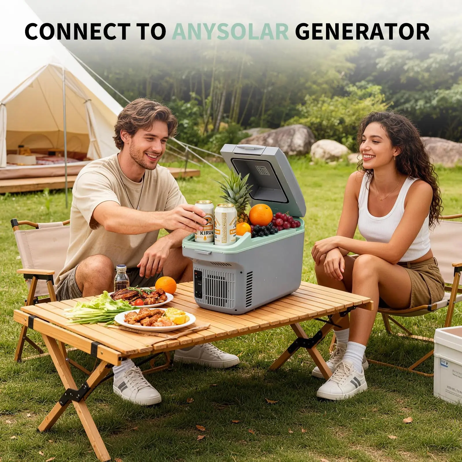 Nevera El&eacute;ctrica Port&aacute;til de 8L, Enfriador y Calentador, 12V para Auto/Cami&oacute;n y 110V para el Hogar, Caja Termoel&eacute;ctrica para Alimentos y Bebidas con Cierre Autom&aacute;tico