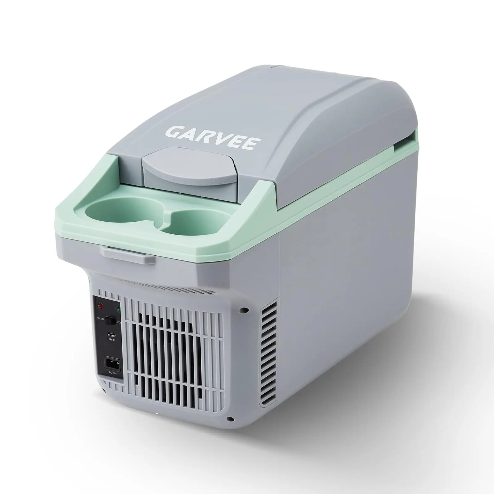 Nevera El&eacute;ctrica Port&aacute;til de 8L, Enfriador y Calentador, 12V para Auto/Cami&oacute;n y 110V para el Hogar, Caja Termoel&eacute;ctrica para Alimentos y Bebidas con Cierre Autom&aacute;tico