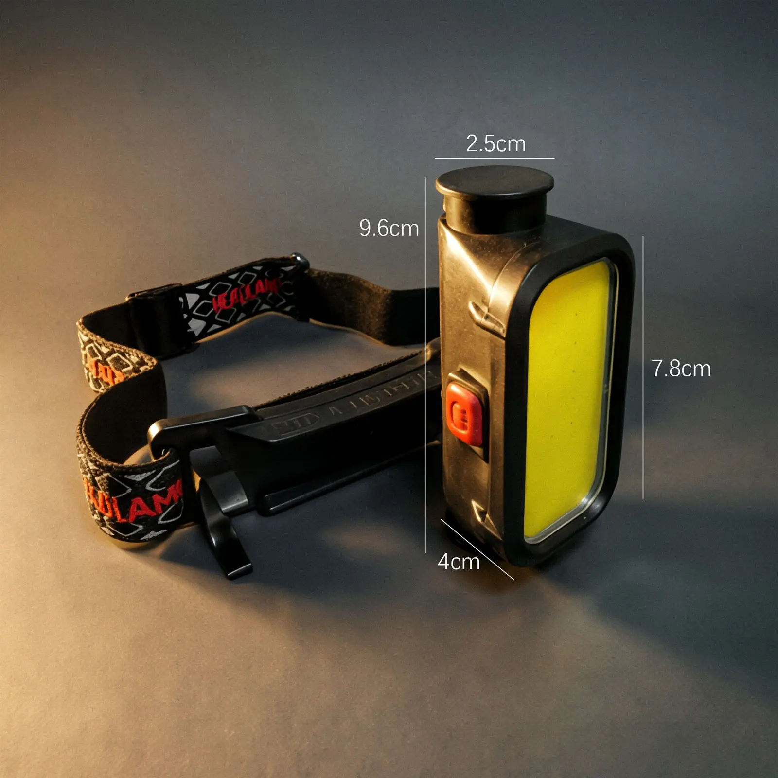 Potente linterna frontal LED COB recargable por USB, linterna frontal con 4 modos de iluminaci&oacute;n con bater&iacute;a integrada 18650, linterna para acampar y pescar