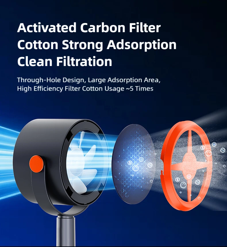 Ventilador El&eacute;ctrico de Turbina Sin Aspas TINSOL, Ventilador Port&aacute;til para Campamento al Aire Libre, con Funci&oacute;n de Temporizador, Apto para Uso en Oficina y Hogar