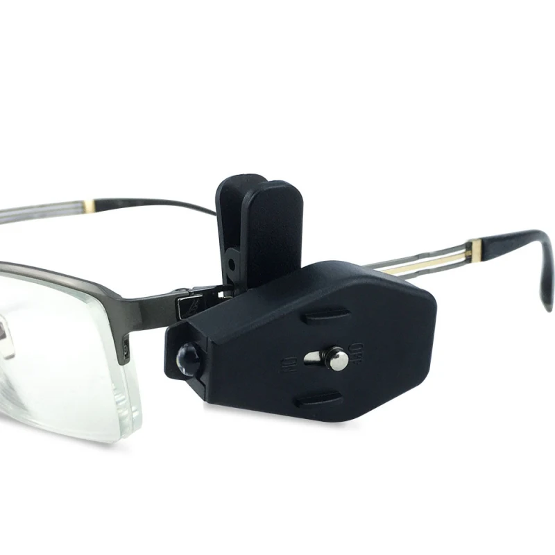 Minilinterna ajustable Universal para gafas, l&aacute;mpara de lectura port&aacute;til con Clip para gafas, luz de lectura Flexible, 1 par