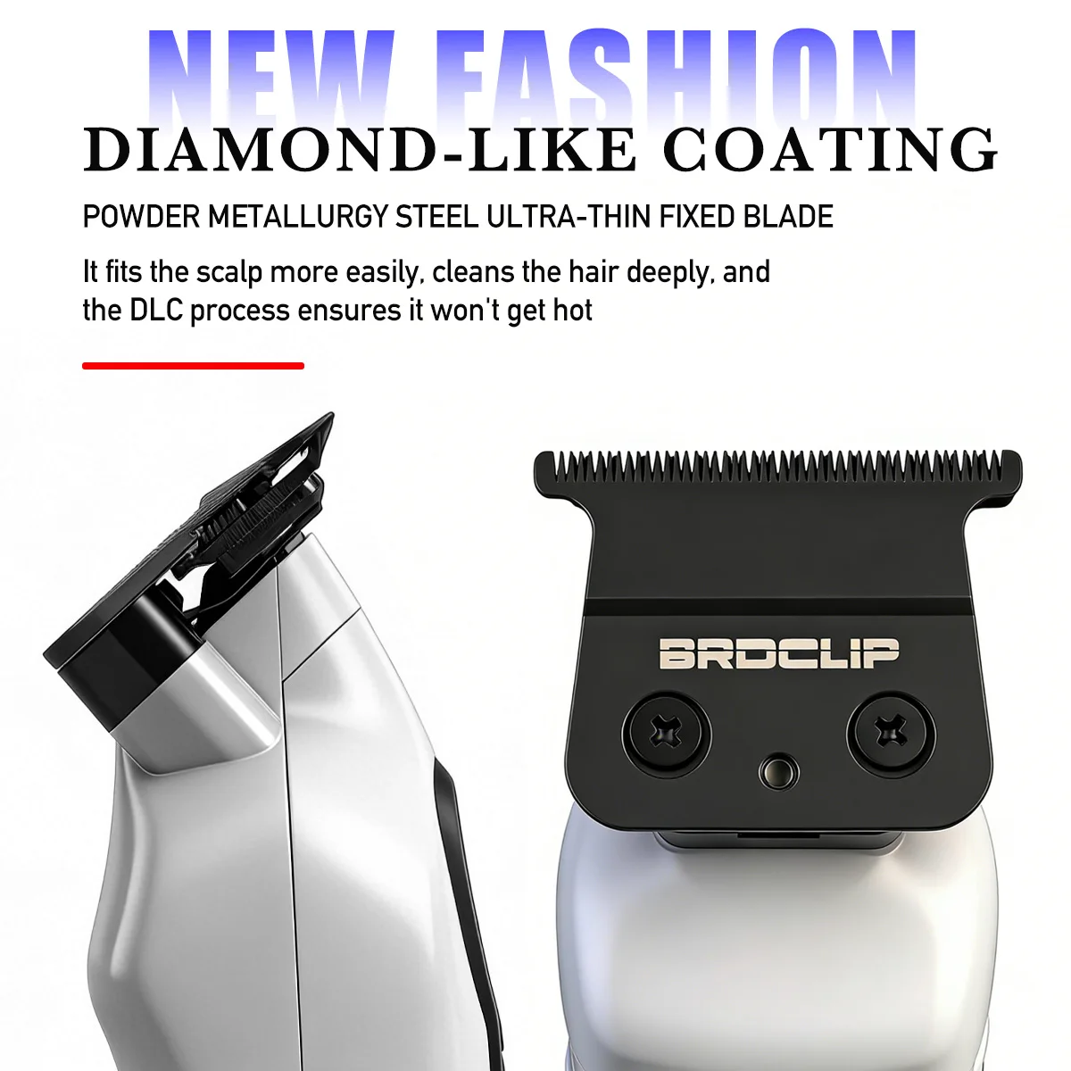 Nueva M&aacute;quina Profesional BRDCLIP FA1C FA1T 609 7500RPM para Barbero, Cortapelos El&eacute;ctrico, Afeitadora y Recortadora de Pelo con Base de Cuchilla DLC