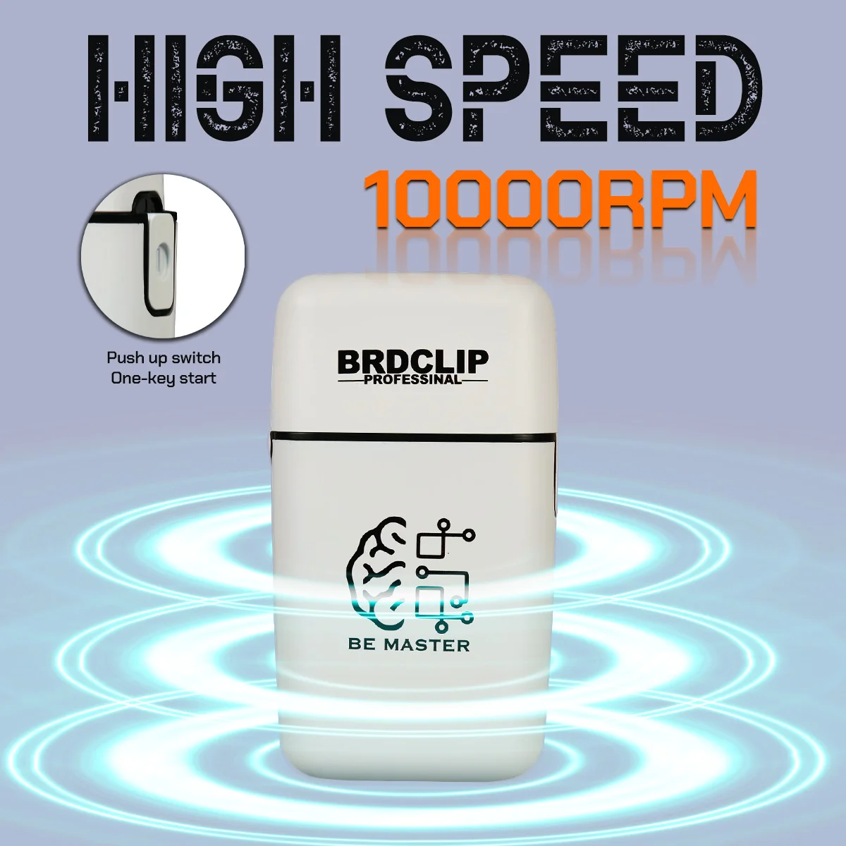 Nueva M&aacute;quina Profesional BRDCLIP FA1C FA1T 609 7500RPM para Barbero, Cortapelos El&eacute;ctrico, Afeitadora y Recortadora de Pelo con Base de Cuchilla DLC