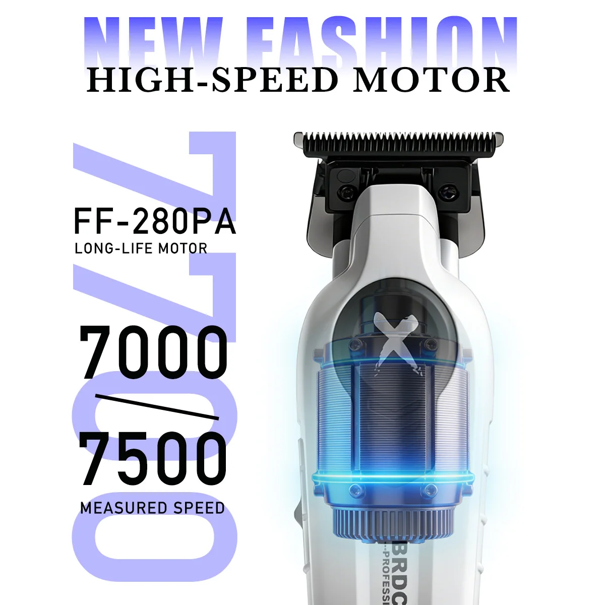 Nueva Máquina Profesional BRDCLIP FA1C FA1T 609 7500RPM para Barbero, Cortapelos Eléctrico, Afeitadora y Recortadora de Pelo con Base de Cuchilla DLC Nueva Máquina Profesional BRDCLIP FA1C FA1T 609 7500RPM para Barbero, Cortapelos Eléctrico, Afeitadora y Recortadora de Pelo con Base de Cuchilla DLC