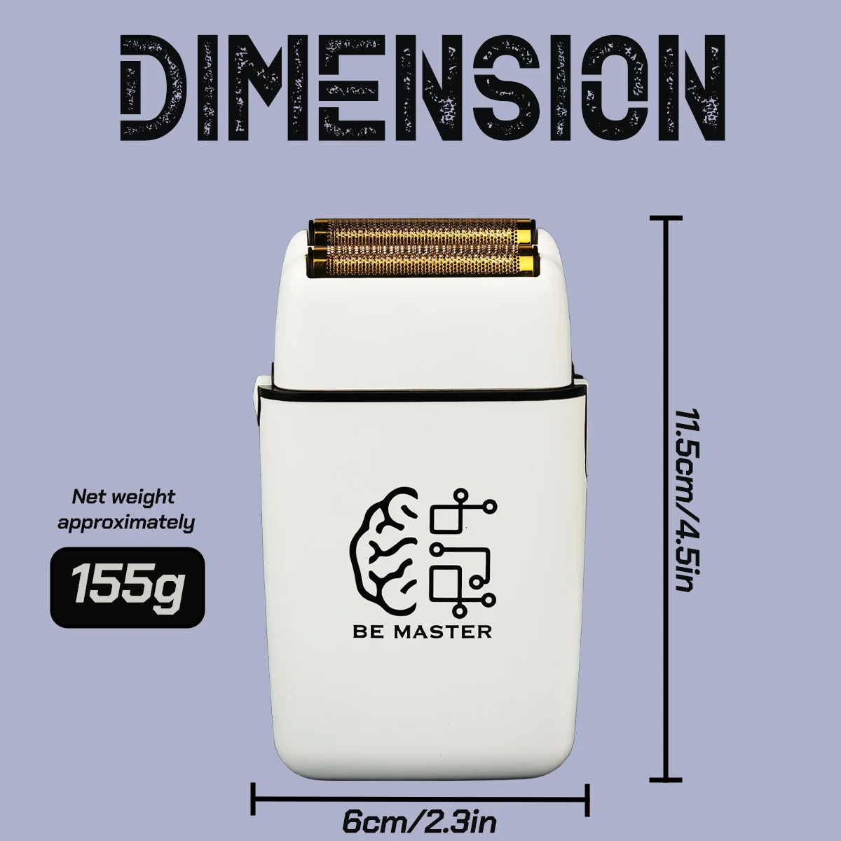 Nueva M&aacute;quina Profesional BRDCLIP FA1C FA1T 609 7500RPM para Barbero, Cortapelos El&eacute;ctrico, Afeitadora y Recortadora de Pelo con Base de Cuchilla DLC