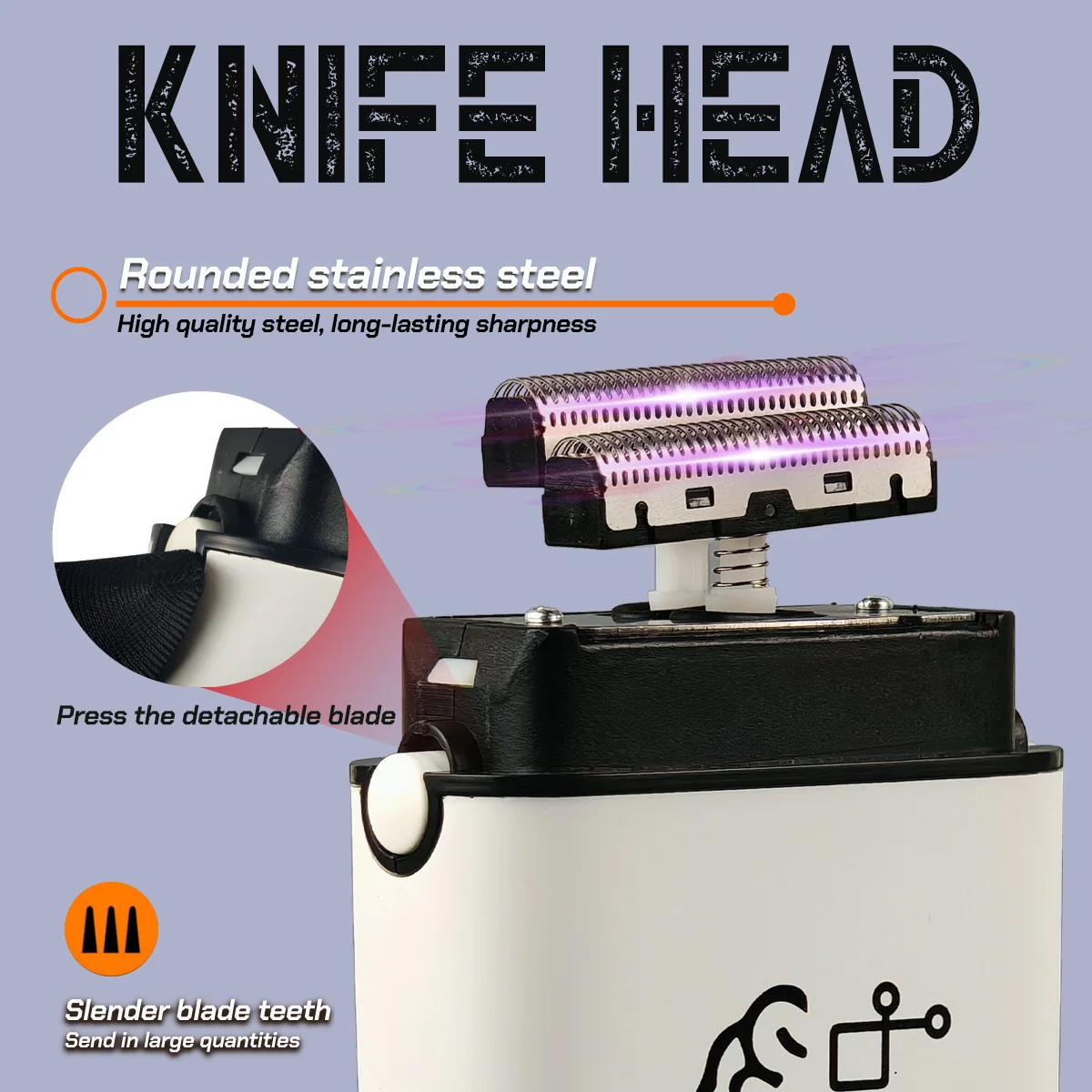 Nueva M&aacute;quina Profesional BRDCLIP FA1C FA1T 609 7500RPM para Barbero, Cortapelos El&eacute;ctrico, Afeitadora y Recortadora de Pelo con Base de Cuchilla DLC