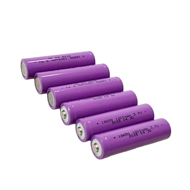 Nueva batería recargable de iones de litio 18650 de 3,7 V y 1200 mAh para linternas, timbre, ventiladores, afeitadoras, juguetes eléctricos, baterías + cargador Nueva batería recargable de iones de litio 18650 de 3,7 V y 1200 mAh para linternas, timbre, ventiladores, afeitadoras, juguetes eléctricos, baterías + cargador