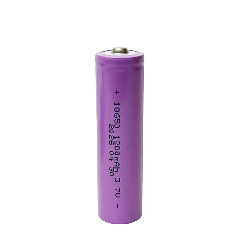 Nueva batería recargable de iones de litio 18650 de 3,7 V y 1200 mAh para linternas, timbre, ventiladores, afeitadoras, juguetes eléctricos, baterías + cargador Nueva batería recargable de iones de litio 18650 de 3,7 V y 1200 mAh para linternas, timbre, ventiladores, afeitadoras, juguetes eléctricos, baterías + cargador