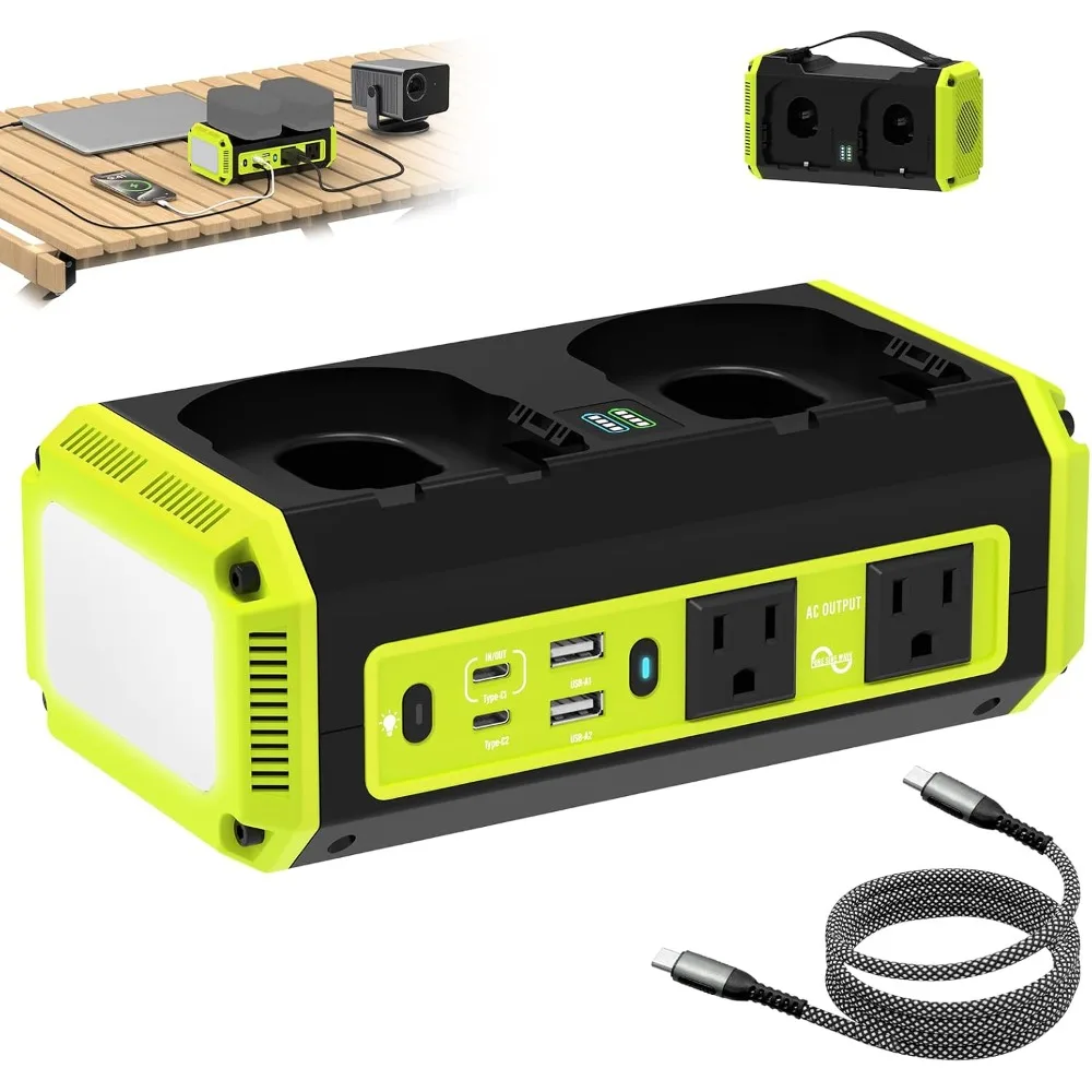 Inversor de Onda Sinusoidal Pura de 350W Compatible con Bater&iacute;a Ryobi de 18V | Interruptor autom&aacute;tico de doble bater&iacute;a, bater&iacute;a no incluida
