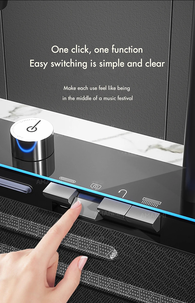 Fregadero de cocina de cascada de acero inoxidable 304, juego de grifer&iacute;a con pantalla digital integrada de ranura &uacute;nica grande, dispensador de jab&oacute;n, lavadora de tazas
