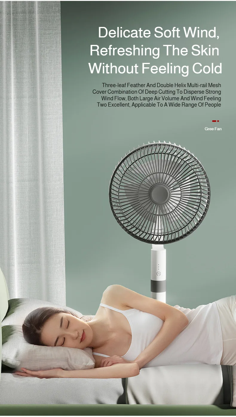 Ventilador de circulaci&oacute;n de aire para el hogar, ventilador el&eacute;ctrico silencioso de escritorio, ventilador port&aacute;til de suelo de viento alto, potente ventilador de casa de alquiler con ahorro de energ&iacute;a