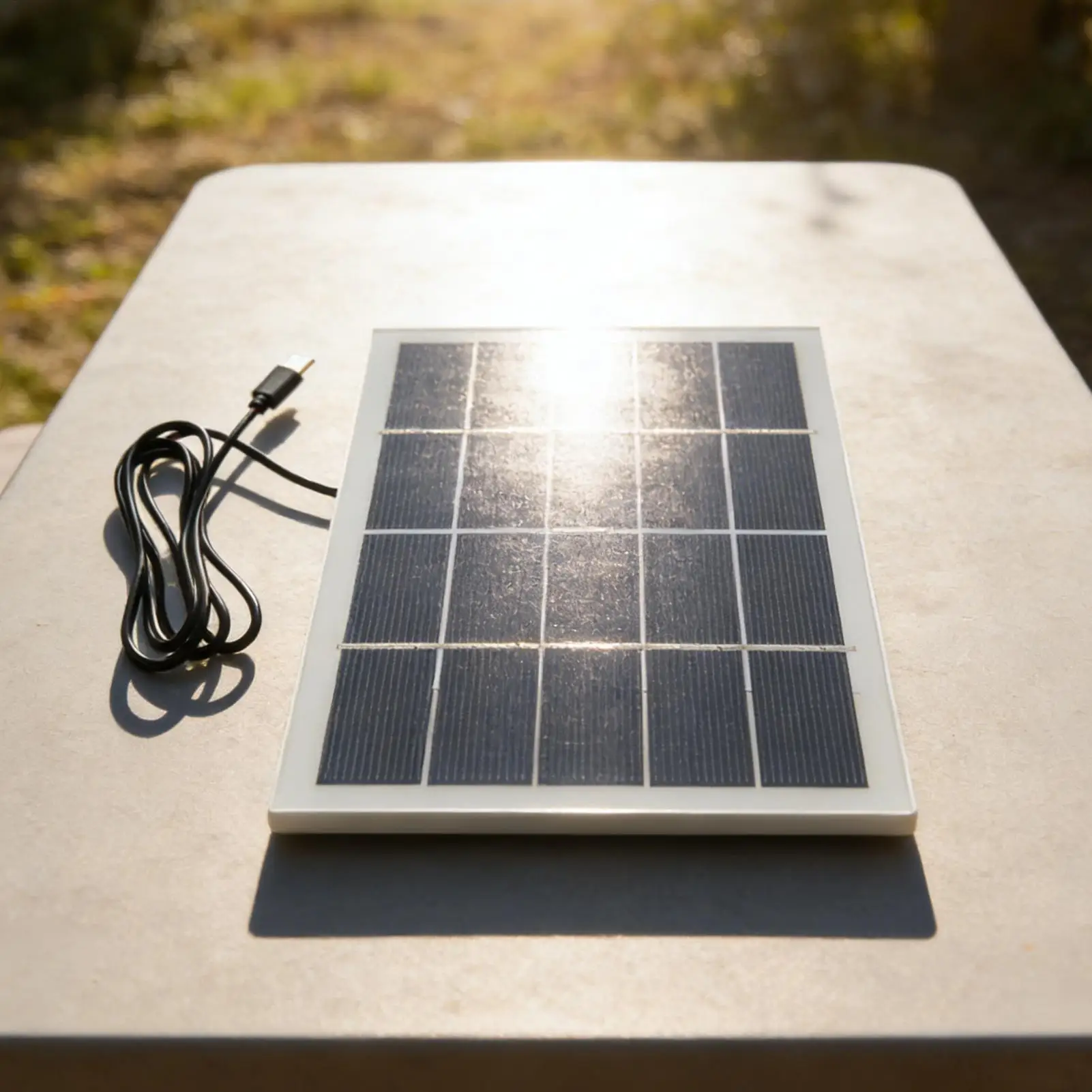 Panel Solar plegable de 15W, impermeable, para exteriores, senderismo y Camping, bater&iacute;a port&aacute;til, Banco de carga para tel&eacute;fono m&oacute;vil, Panel de carga