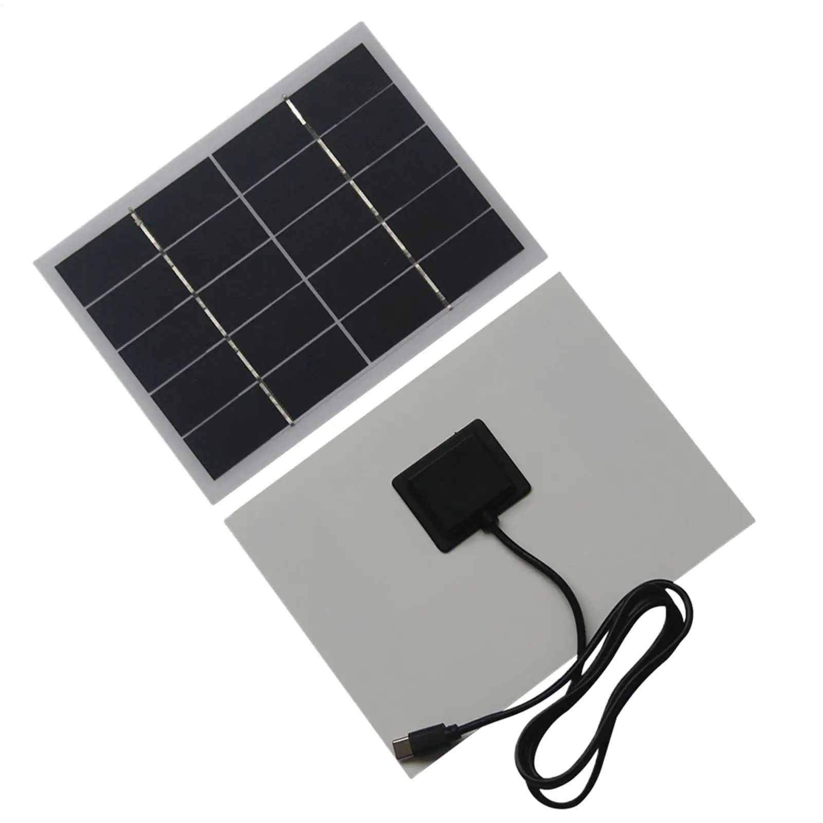 Panel Solar plegable de 15W, impermeable, para exteriores, senderismo y Camping, bater&iacute;a port&aacute;til, Banco de carga para tel&eacute;fono m&oacute;vil, Panel de carga