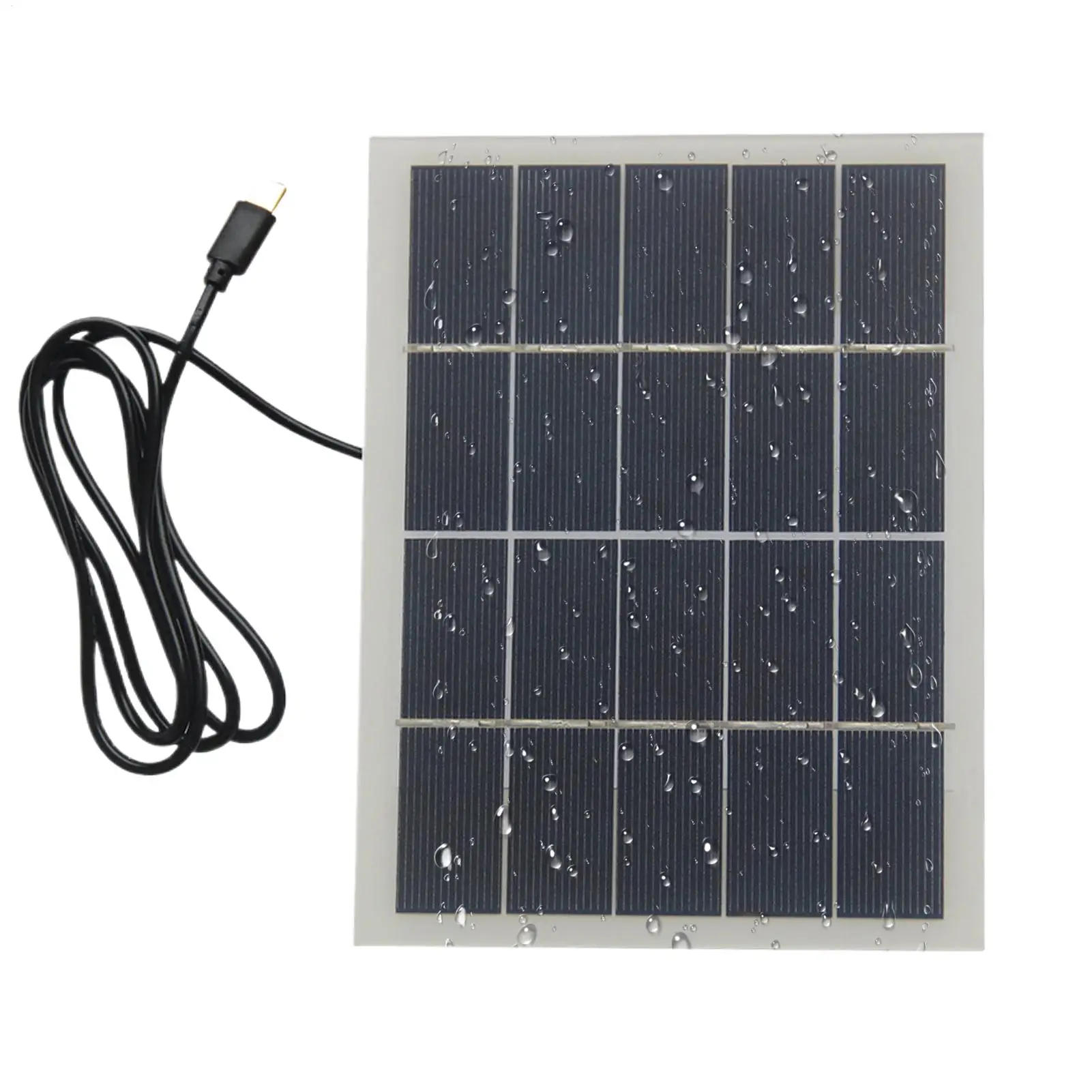 Panel Solar plegable de 15W, impermeable, para exteriores, senderismo y Camping, bater&iacute;a port&aacute;til, Banco de carga para tel&eacute;fono m&oacute;vil, Panel de carga