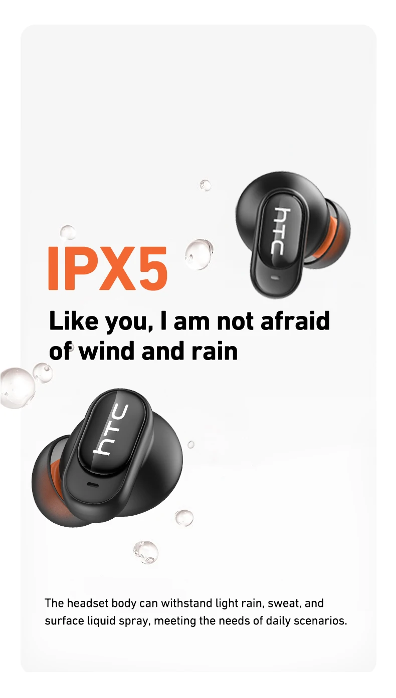 Auriculares Bluetooth 6.0 HTC NE79 TWS con Traductor IA, Auriculares Intrauditivos con Sonido HiFi para Deportes, con Micr&oacute;fono para Llamadas N&iacute;tidas
